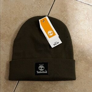 Timberland Dark Olive Knit Beanie